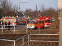 Feuer in leerstehenden Firmengebaeude Koeln Ostheim P63